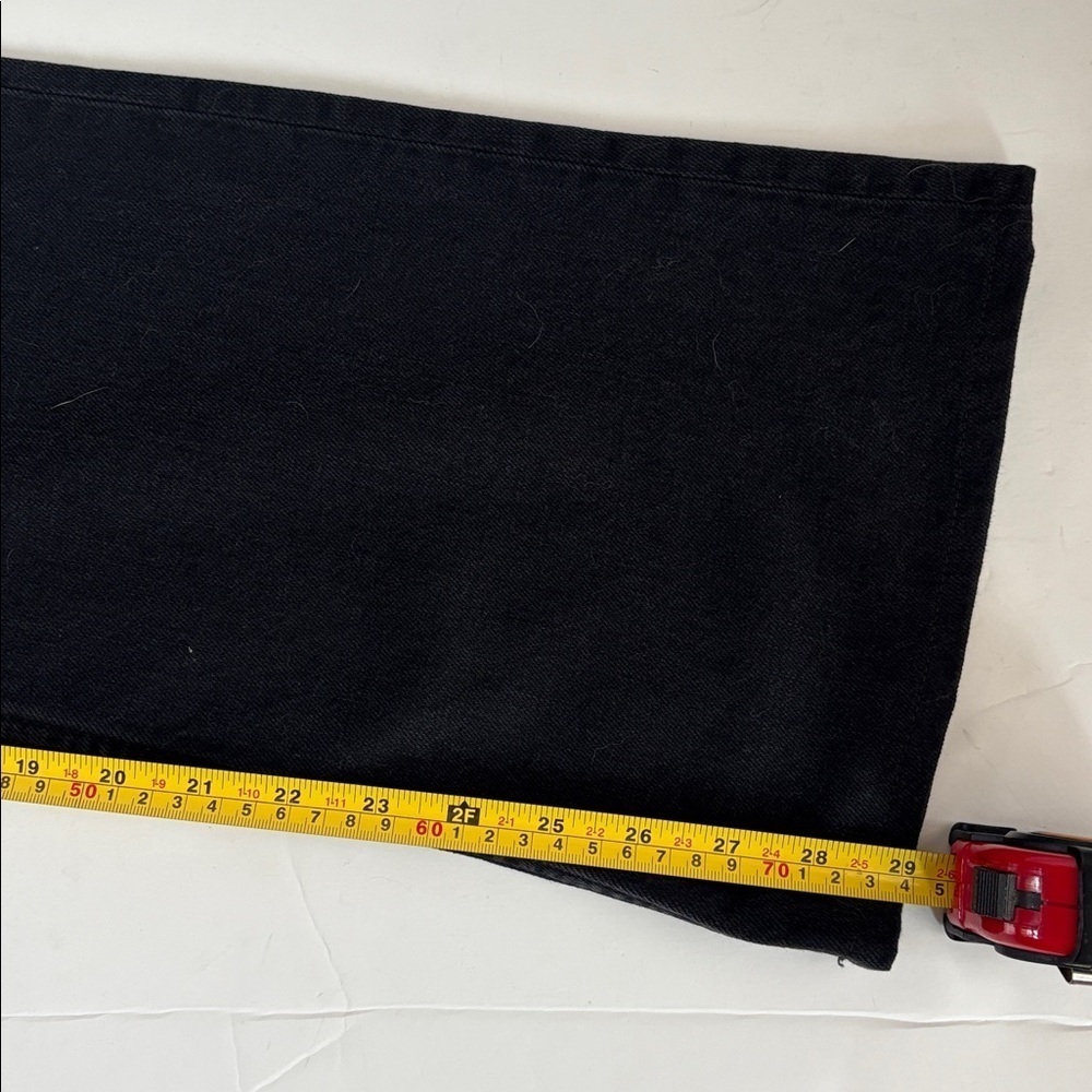 Everlane The Slouch black bootcut jean 5 pocket zip and button close - Picture 15 of 16